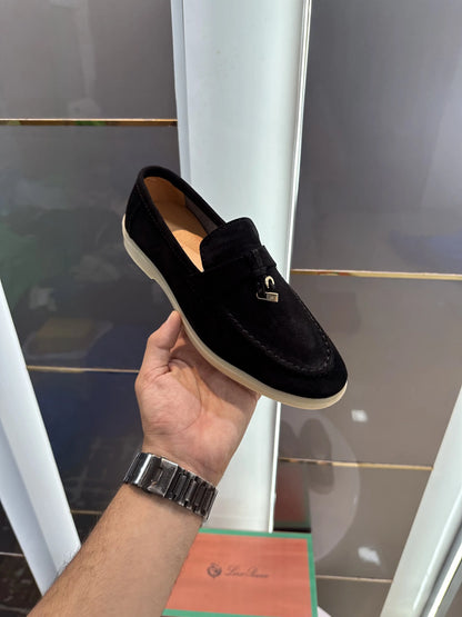Loro_Piana Black Formal Loafer