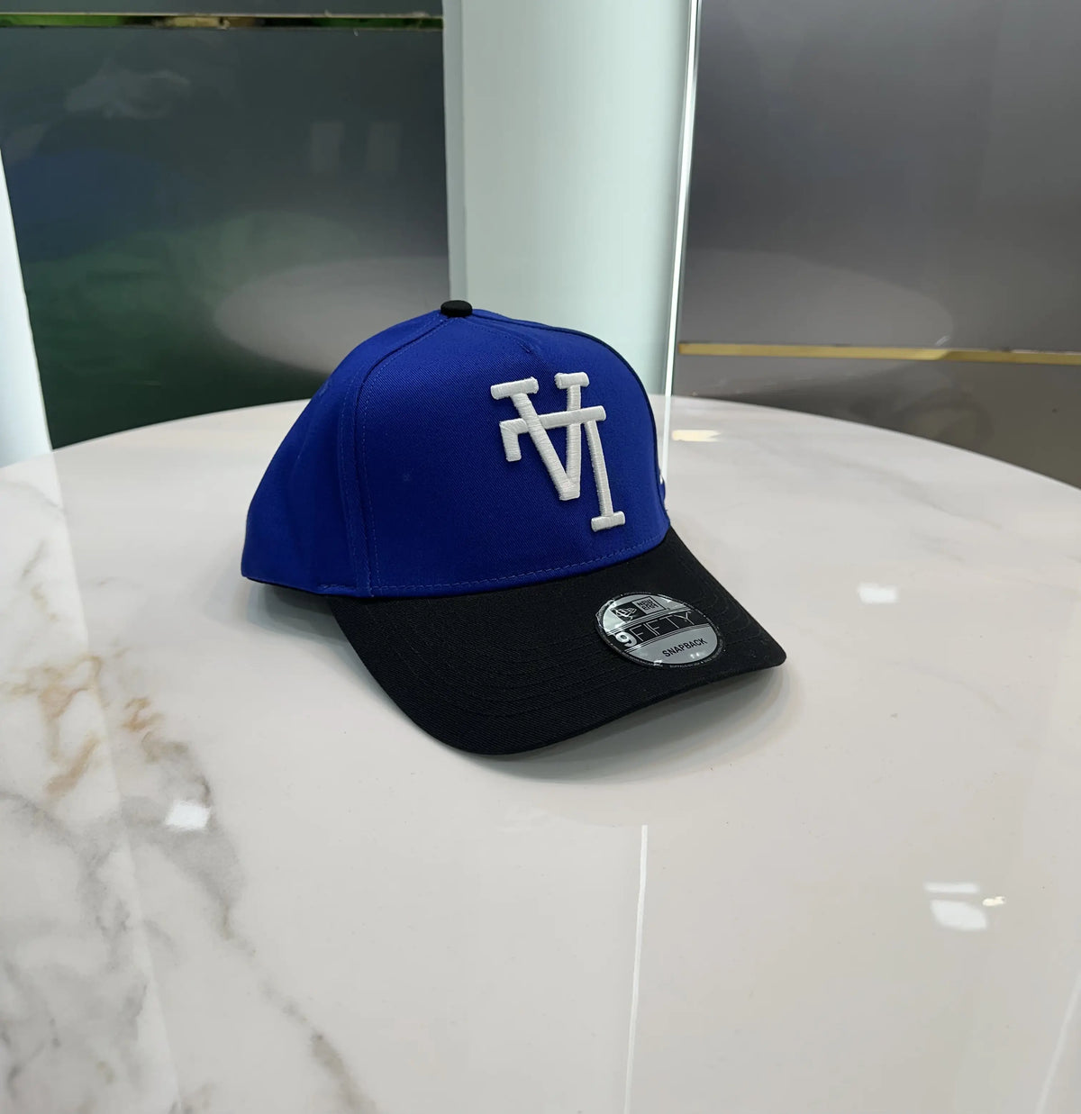 LA Blue Black Premium Imported Cap la6555