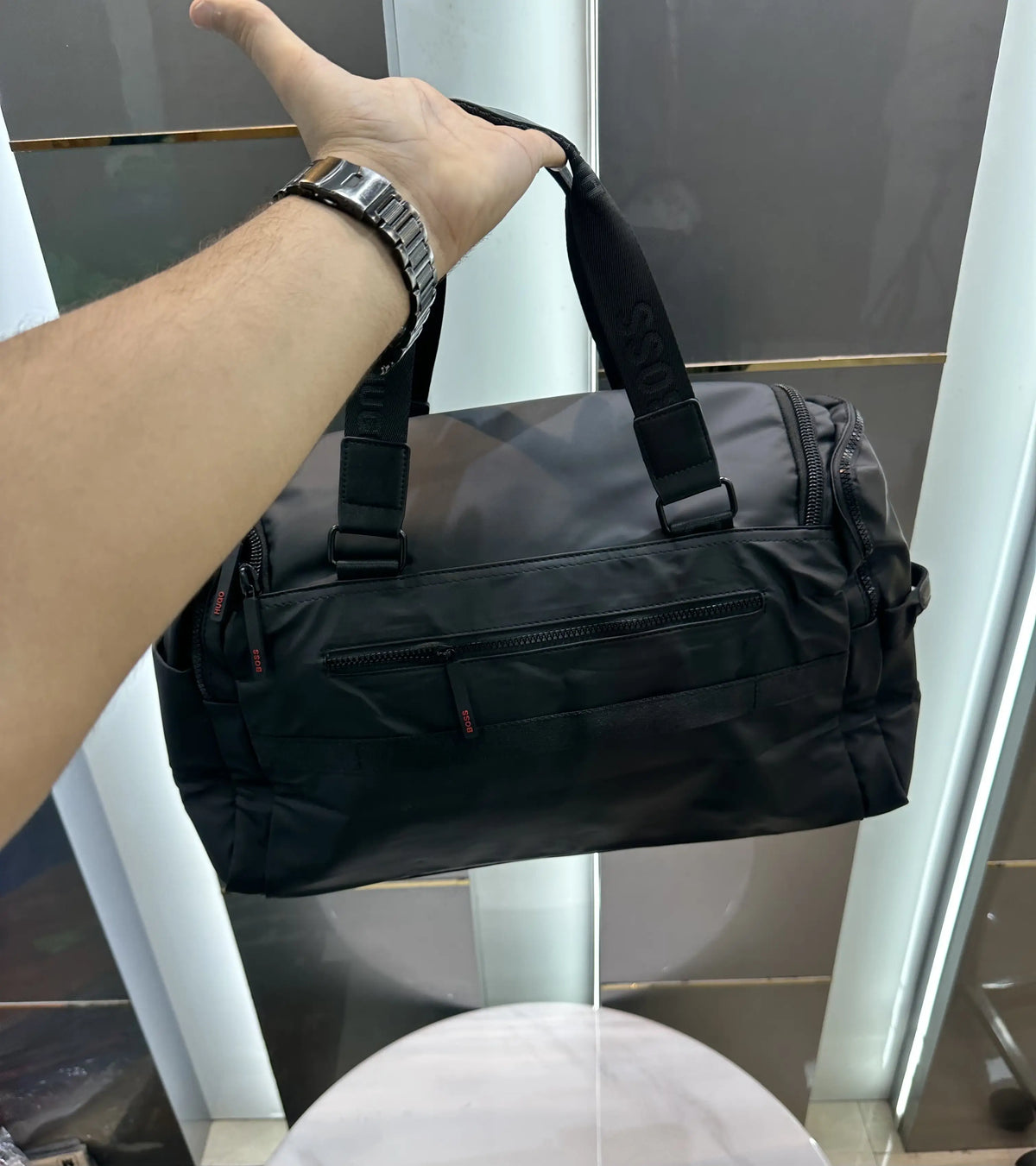 Hugo Bos s Luxury Imported Duffel Bag Bs0866-A
