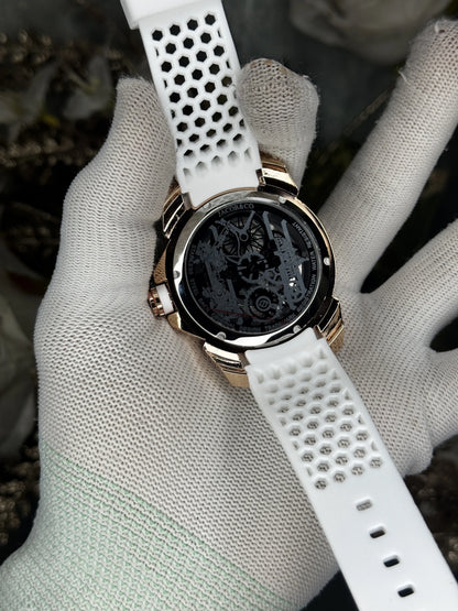 Jacob&Co. Ram Copper White Diamond Premium Quartz Watch