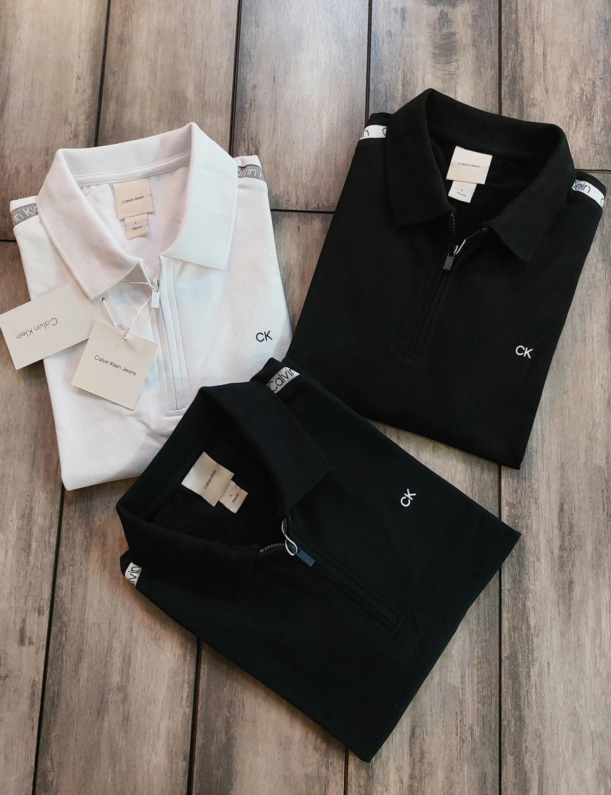 Calvin  Klein Black Premium Polo T-Shirt