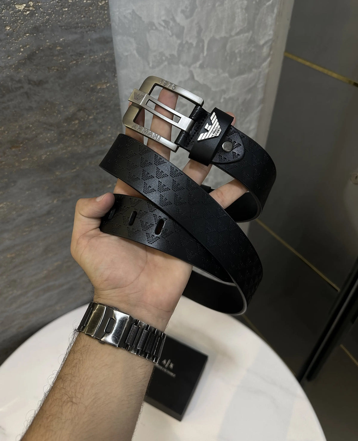 Georgio Arman i Premium Leather Imported Belt g230