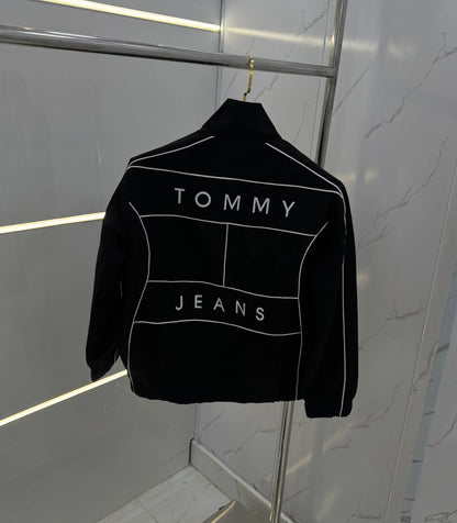 Tommy  Hilfiger Black Imported Premium WindBreaker Jacket