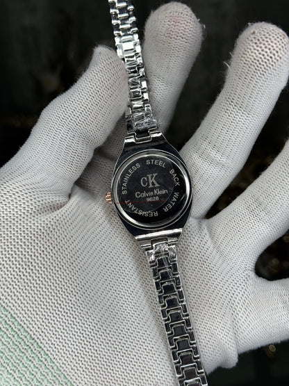 Calvin Klei n 2 Tone Blue Premium Ladies Watch