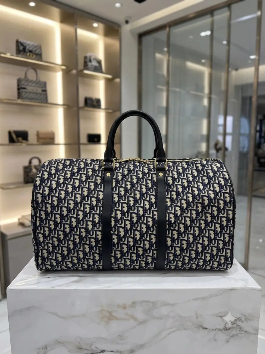 Dio r Monogram Luxury Imported Duffel Bag d187