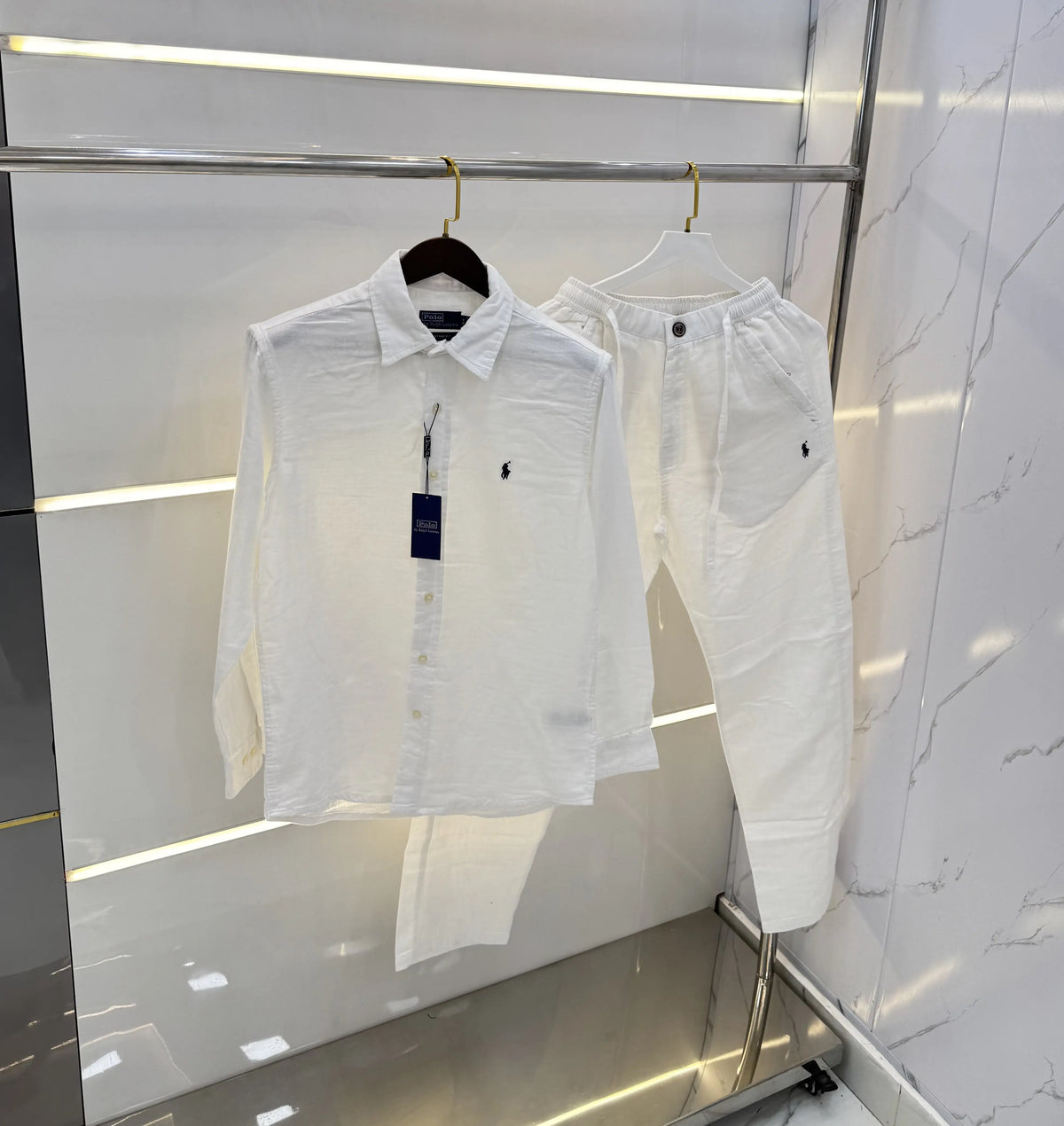 Ralph  Lauren White Logo Work Premium Tracksuit