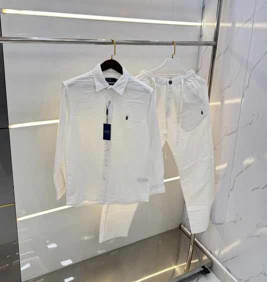 Ralph  Lauren White Logo Work Premium Tracksuit