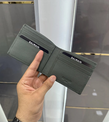 Balmai n Premium Wallet Green With Box b119