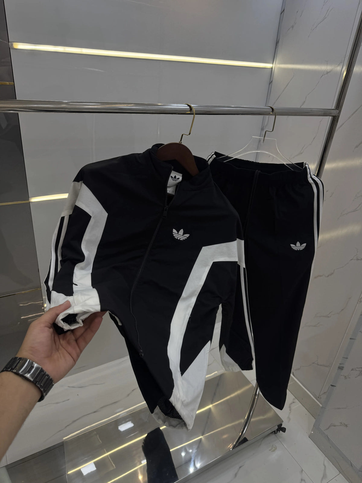 Adida s Black Logo Work Premium Tracksuit