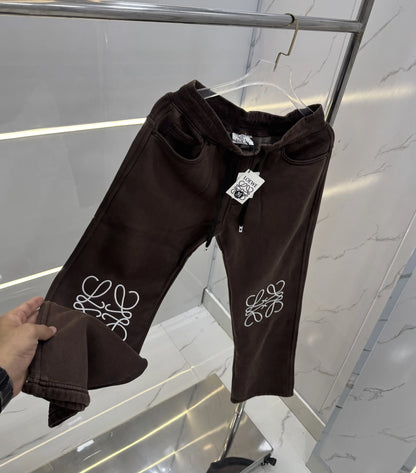 Loewe Brown Embroidery Work Premium Trackpant