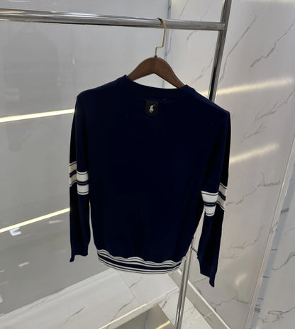Ralp.h  Laure.n Navy Blue Imported Knitted Pull Over