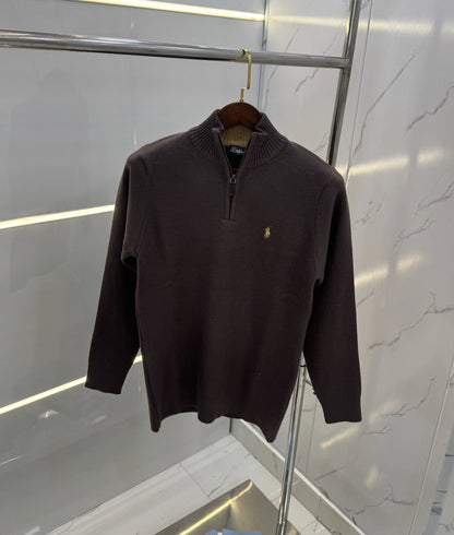 Ralph  Lauren Brown Imported Knitted Pull Over