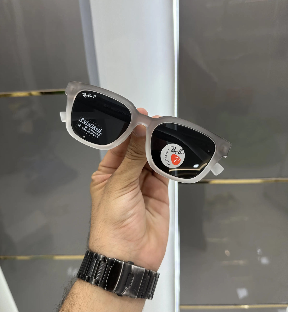 RayBan Matt Grey Premium Shades 2320