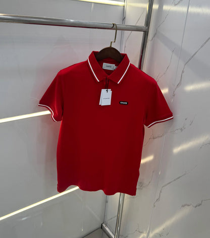 Coac h Red Imported Polo T-Shirt