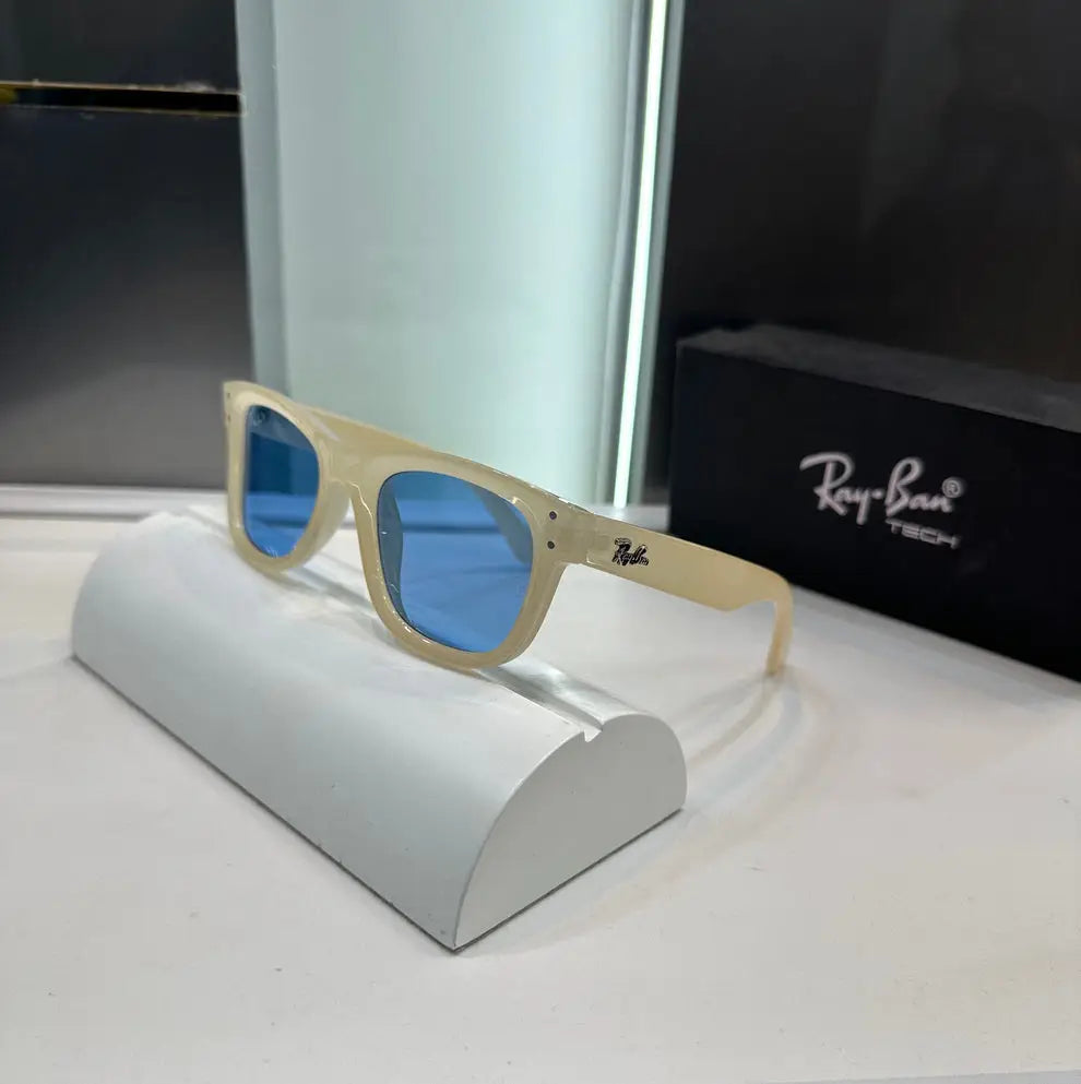 RayBan Cream Blue Premium Shades 502
