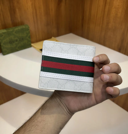 Gucci Premium Monogram Wallet White g200