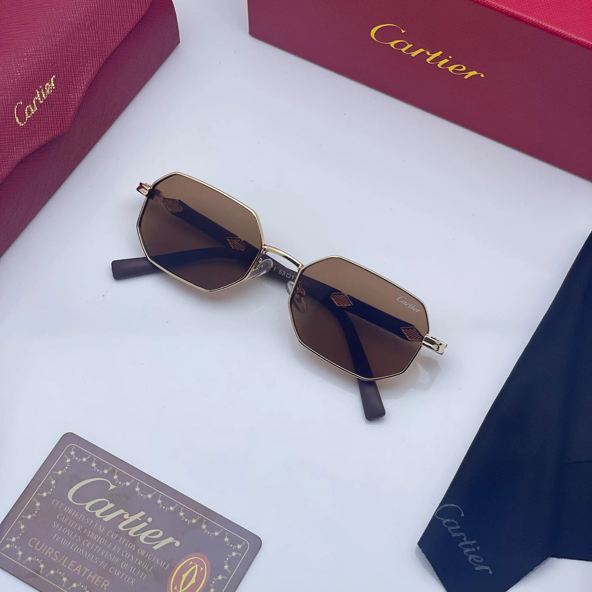 Cartier 8171 gold brown