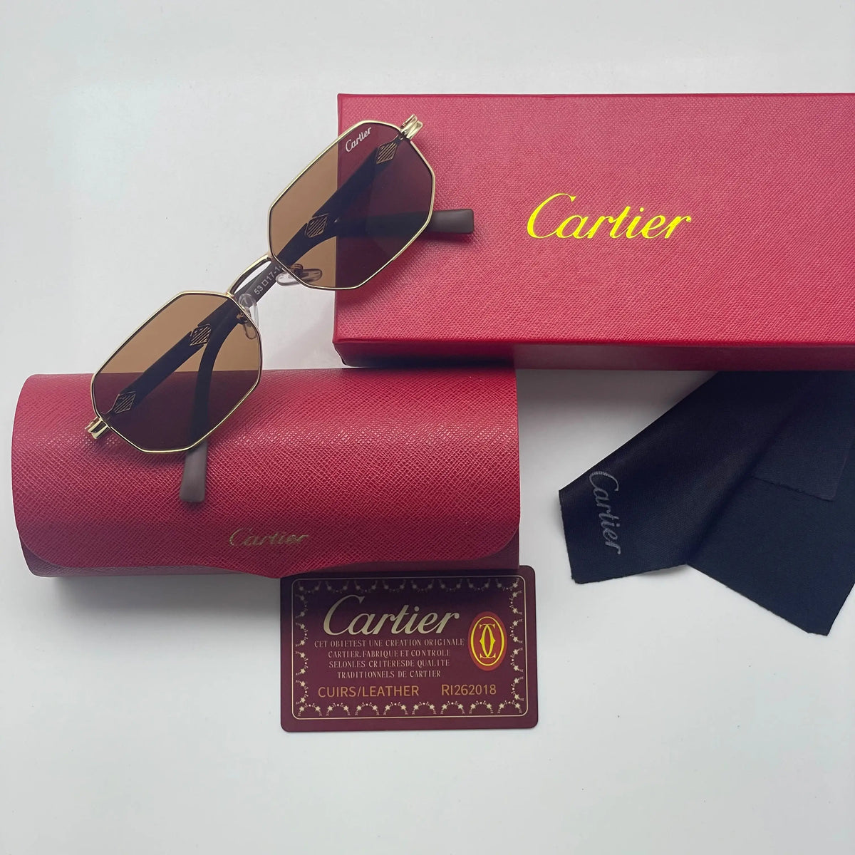 Cartier 8171 gold brown