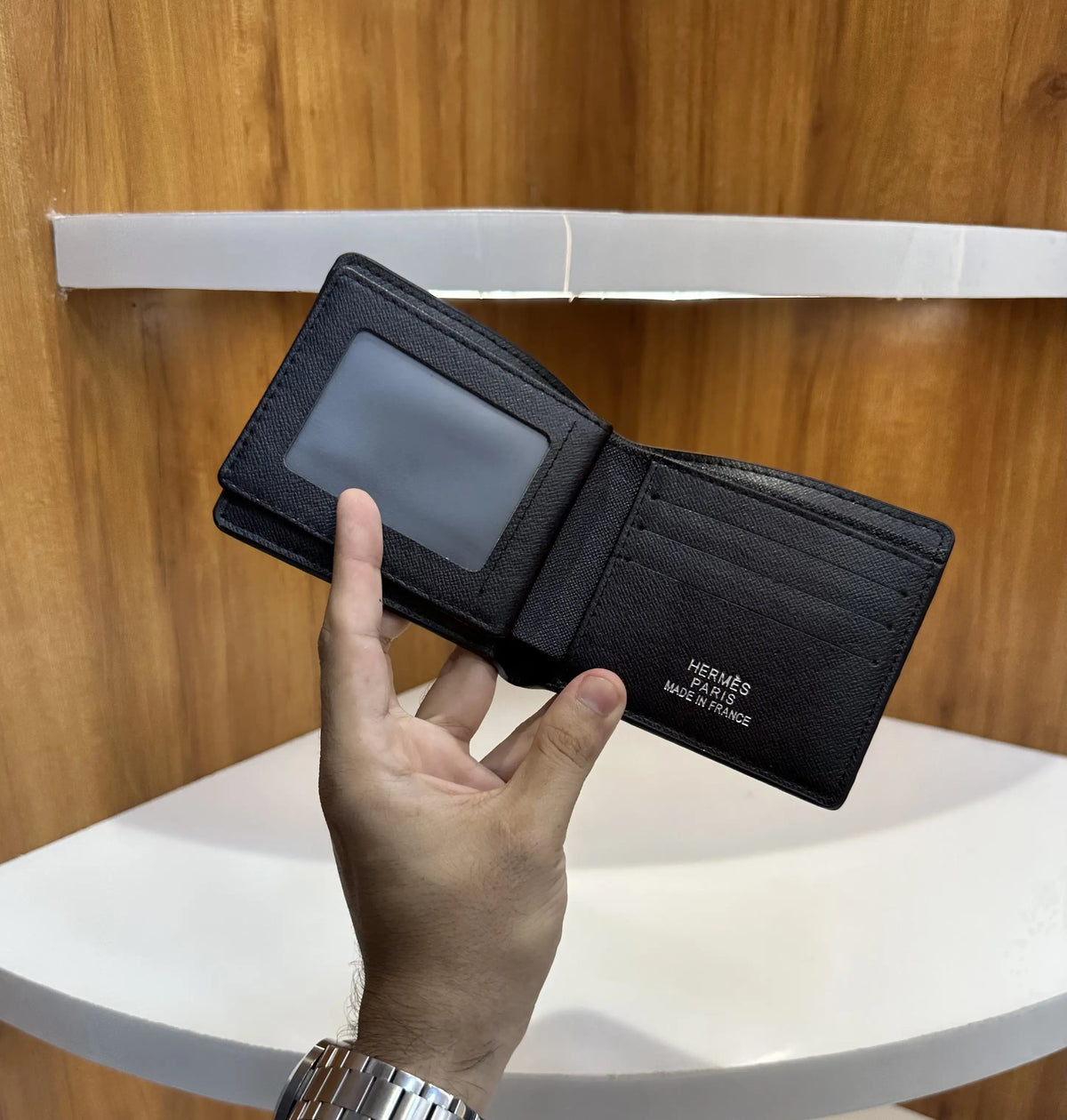 Herme s Premium Wallet Black h230