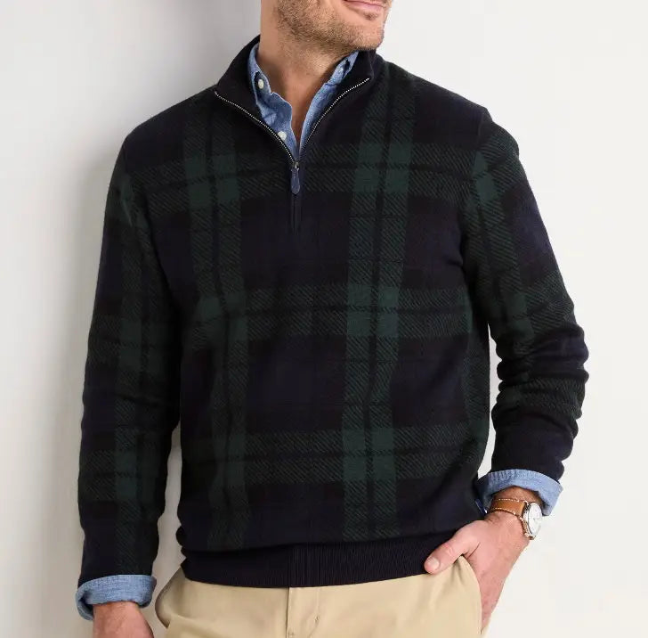 Ralp.h Laure.n Checks  Imported Knitted Pull Over