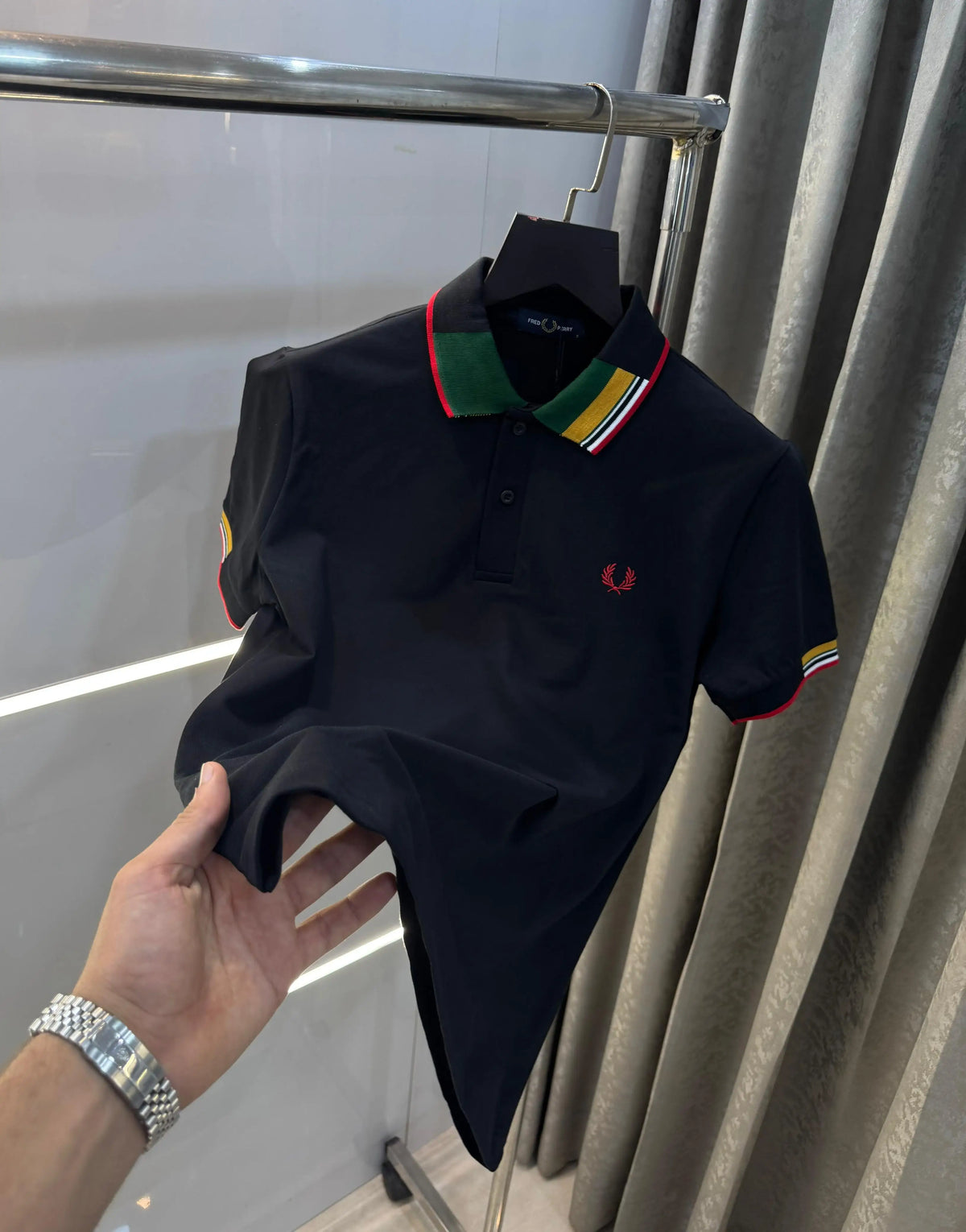 Fredperr y Blue Logo Work Premium Polo T-shirt