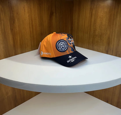Moto GP Redbull Premium Imported Cap Navy Orange r019