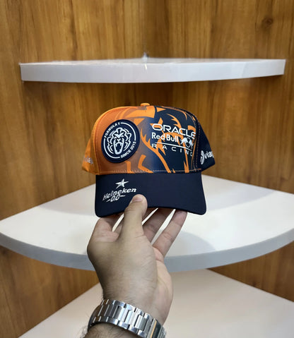 Moto GP Redbull Premium Imported Cap Navy Orange r019