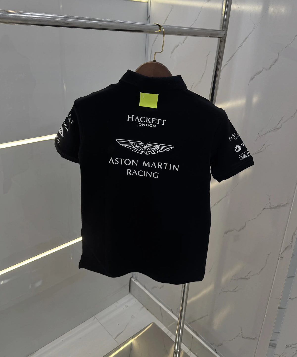 Hacket Black Logo Work Premium Polo T-Shirt