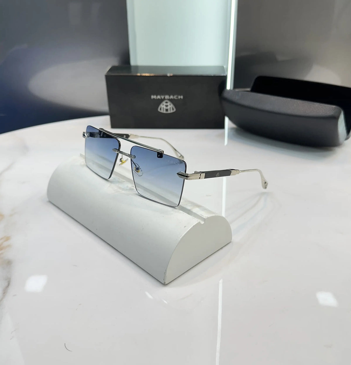 Maybach Silver Blue Premium Shades 311 3