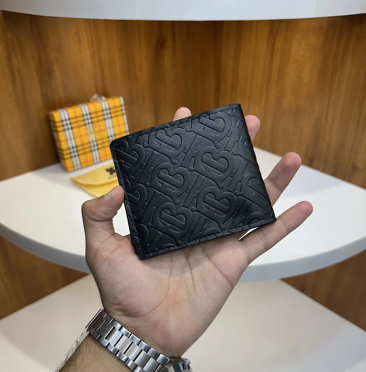 Burberr y Premium Wallet Black br115