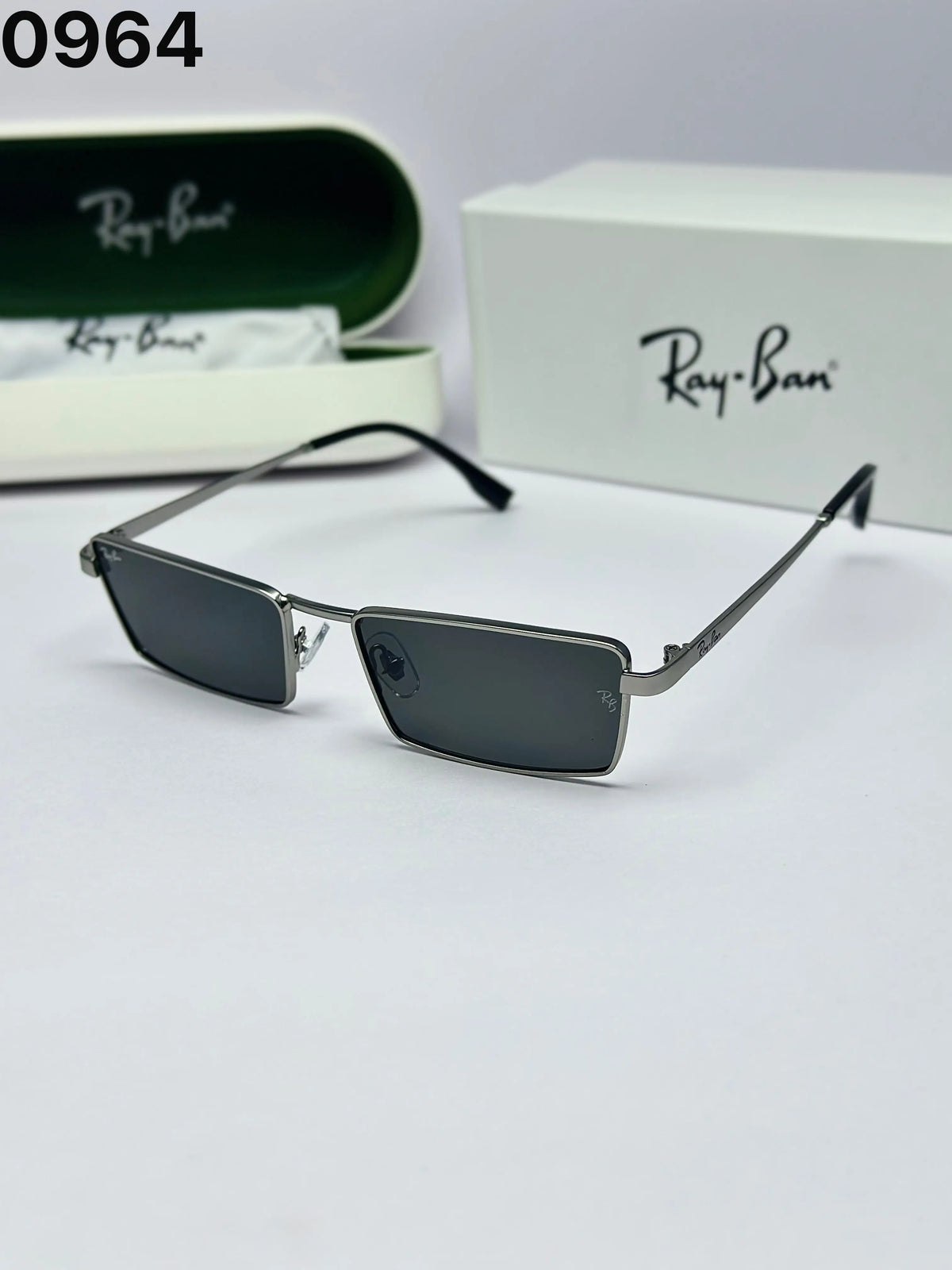 Rayban 0964 Silver Black 