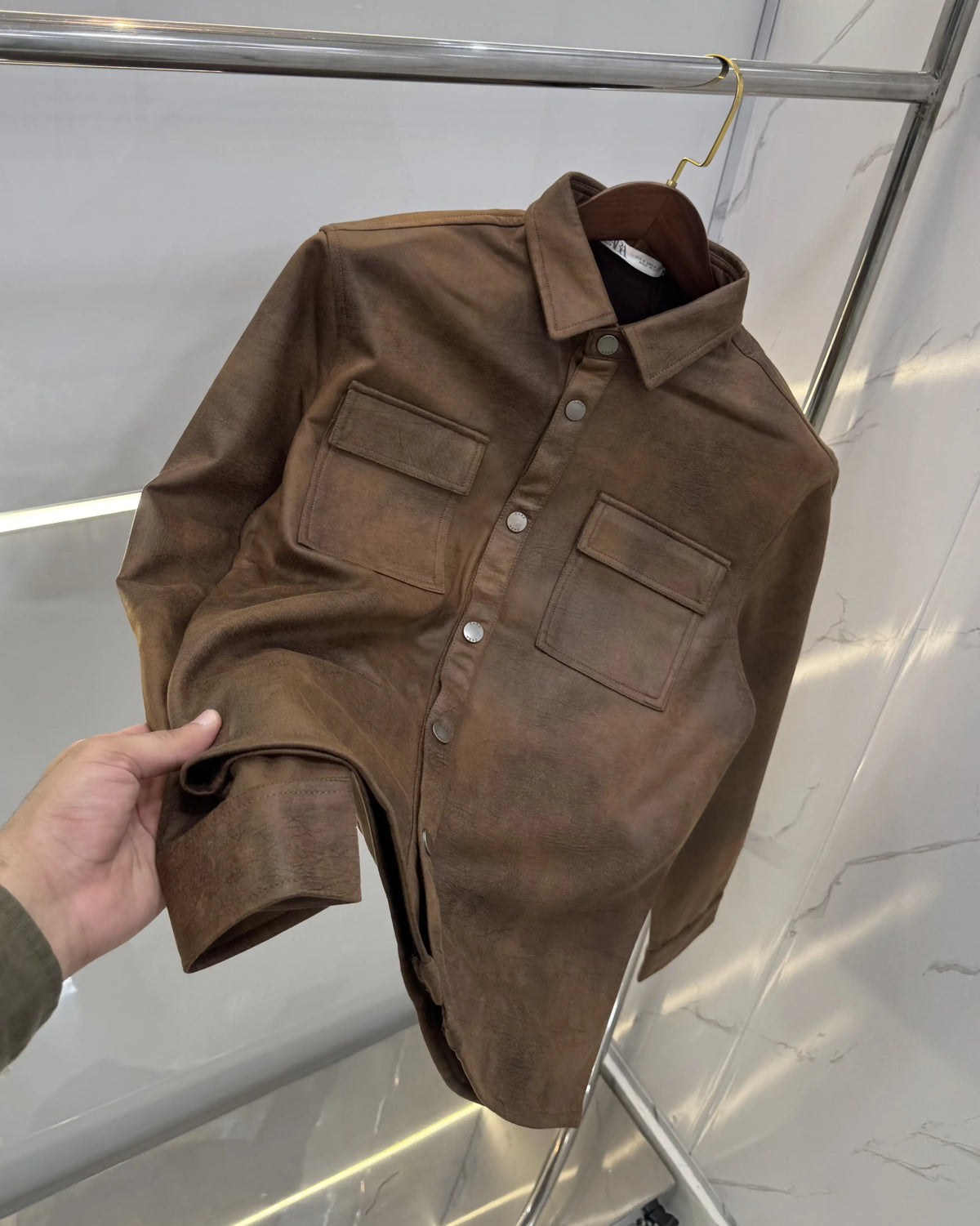 Zar a Brown Designer Premium Bomber Jacket