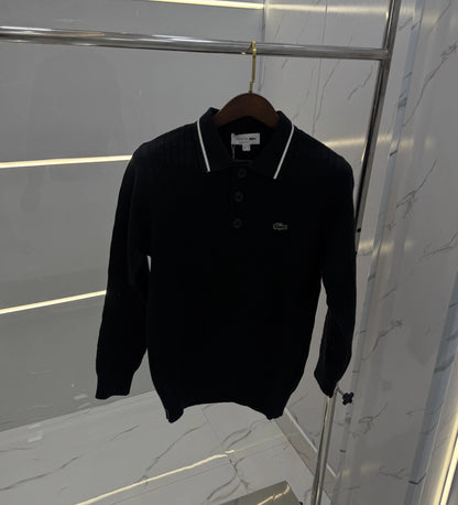 Lacost e Black Knitted Imported Pull Over