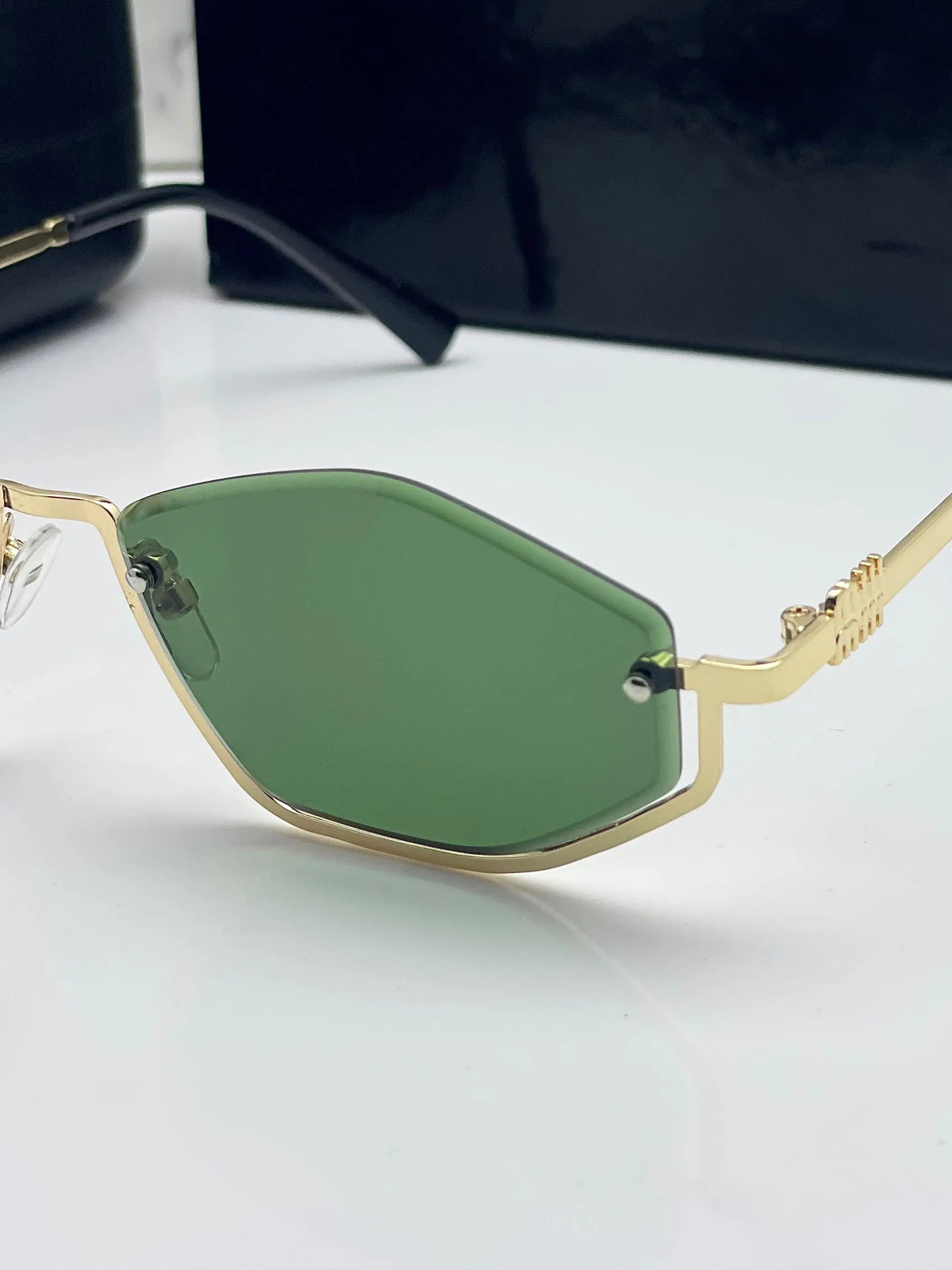 Miu Miu 25031 Gold Green