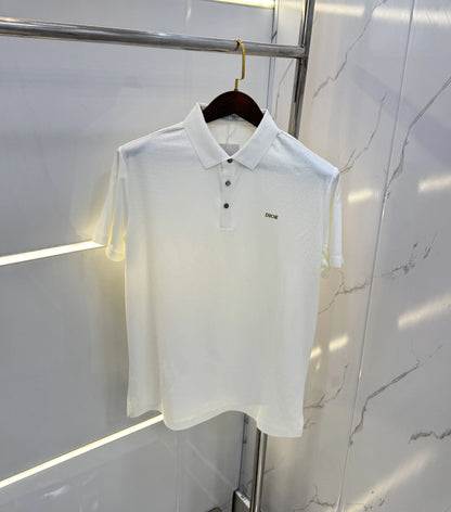 Christian Dio r White Luxury Polo T-shirt