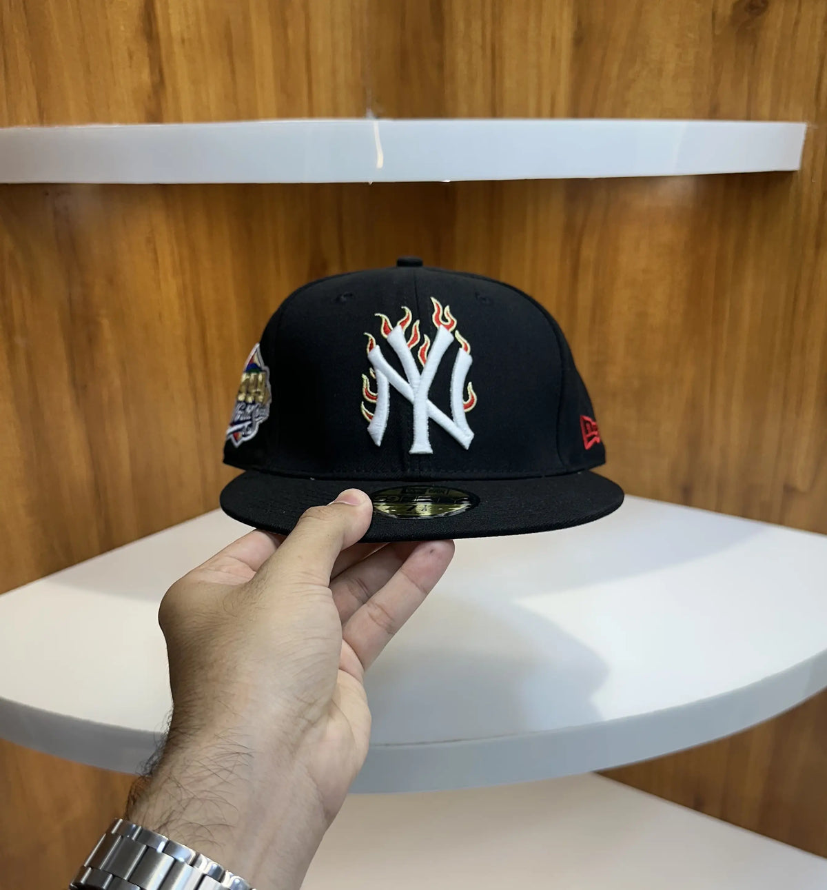 NY Premium Imported Cap White Black n90