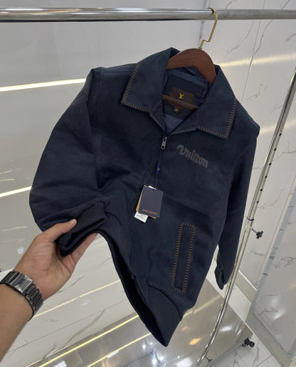 Louis Vuitto n Navy Blue Sweado Jacket