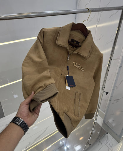 Louis Vuitto n Beige Sweado Imported Jacket