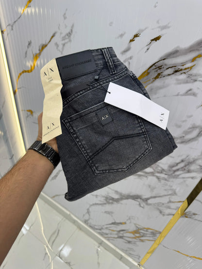 Arman i Exchang e patch  Gery Imported Denim
