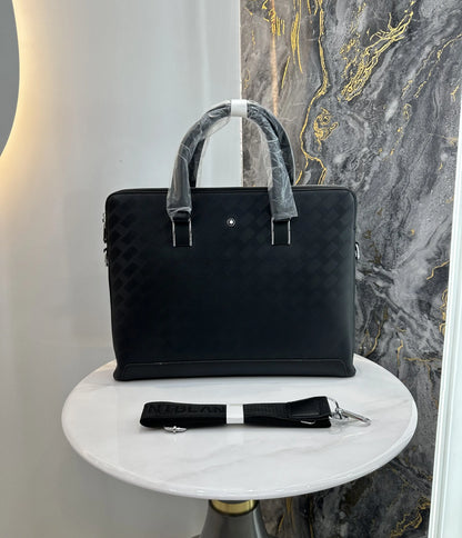 Mont Blan c Luxury Premium Imported Black Laptop Bag mb1799