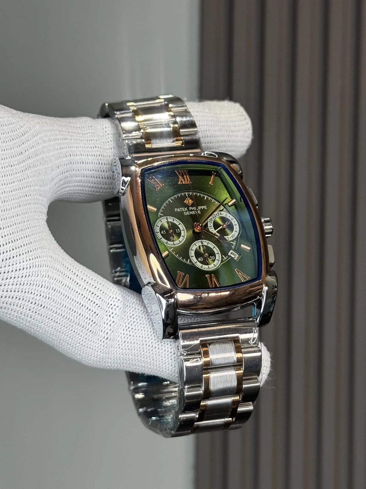 Patek Philipp e Chronograph Dual Tone Green Premium Watch