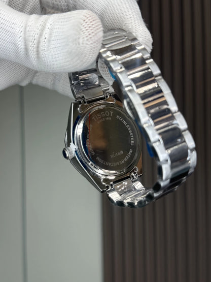 Tisso t Prc100 Silver Green Premium Watch