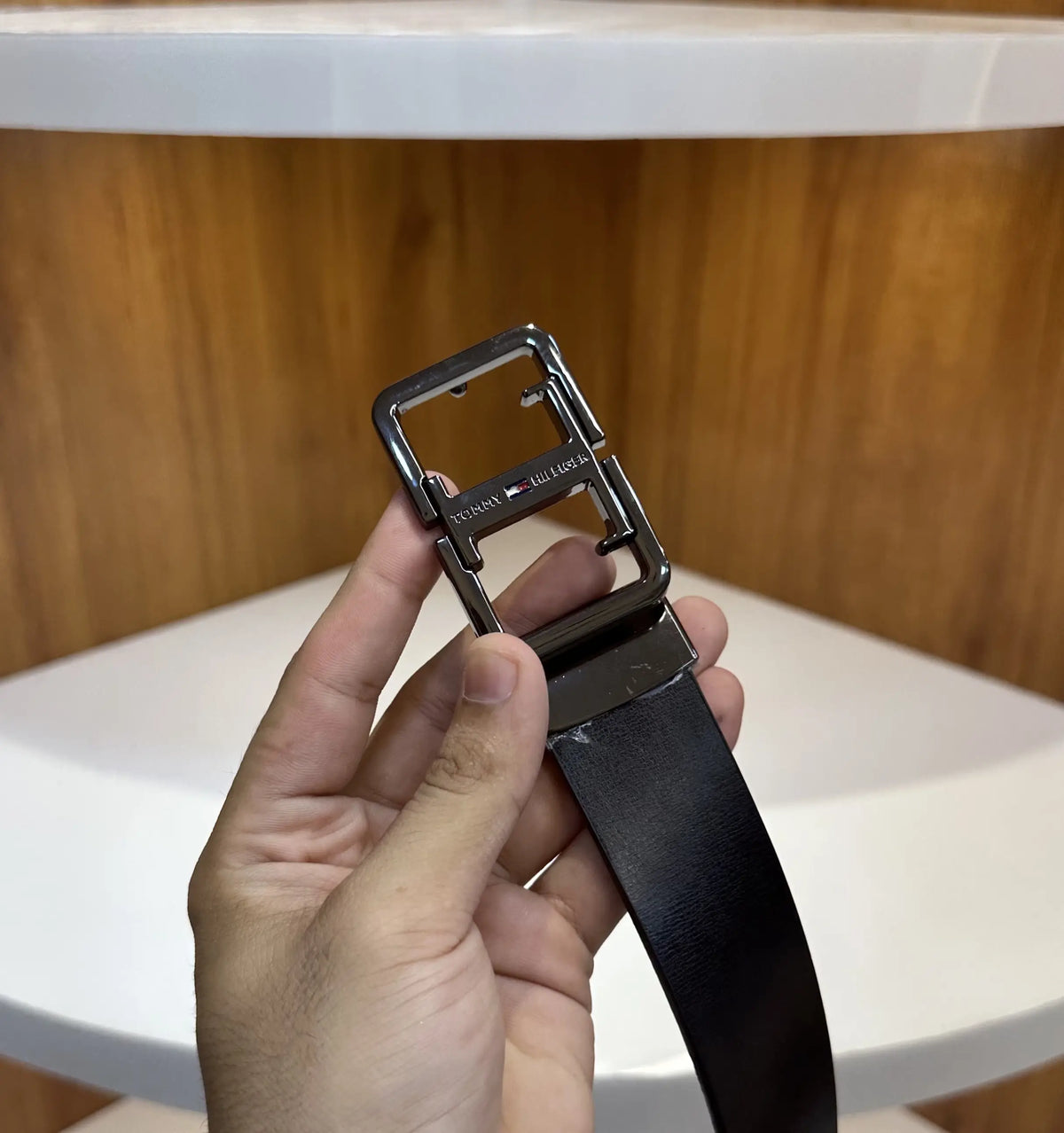 Tommy Hilfige r Reversible Premium Imported Belt Grey