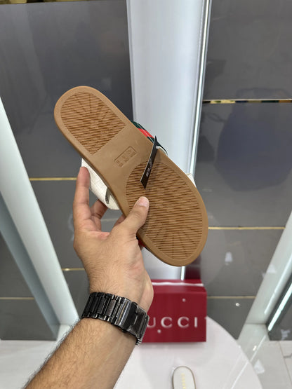 Gucci_Cross White Premium Slide