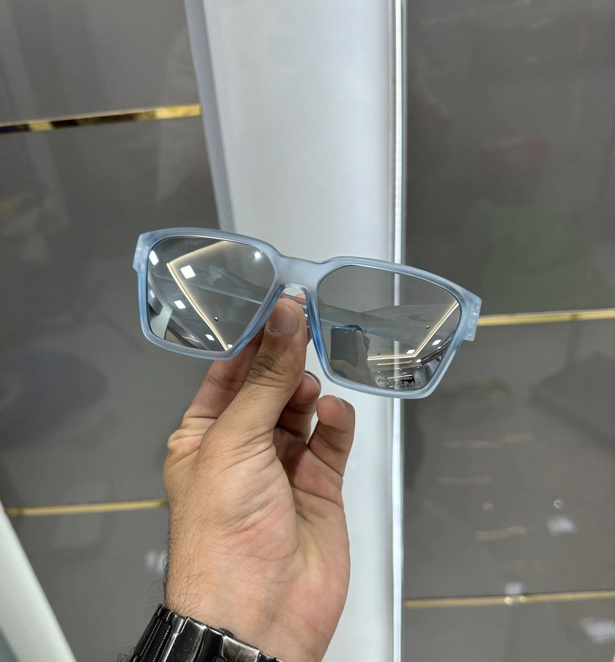 Oakle y Blue Mirror Premium Shades 9497
