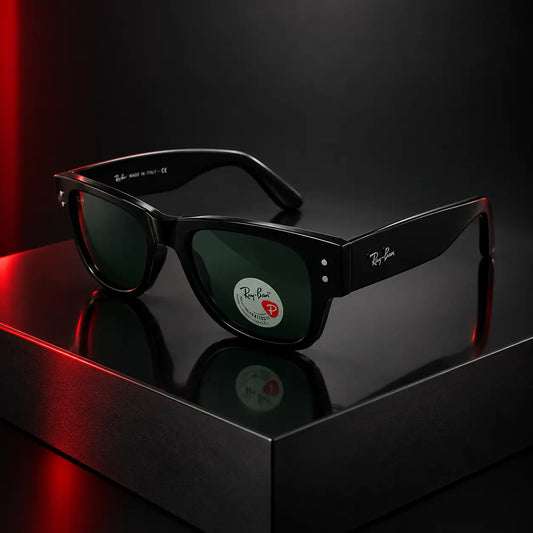 RayBan Black Green Matt Premium Shades 840