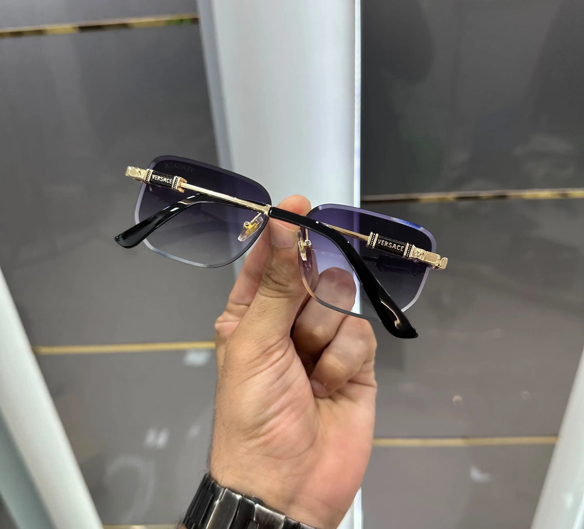 Versac e Gold Purple Premium Shades 3162