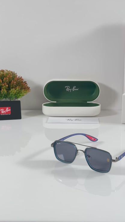 Rayban 06 Blue Ferrari Edition