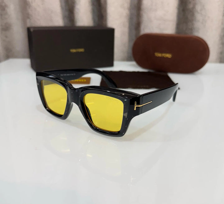 Tom Ford Black Yellow Boby Deol Edition Sunglasses