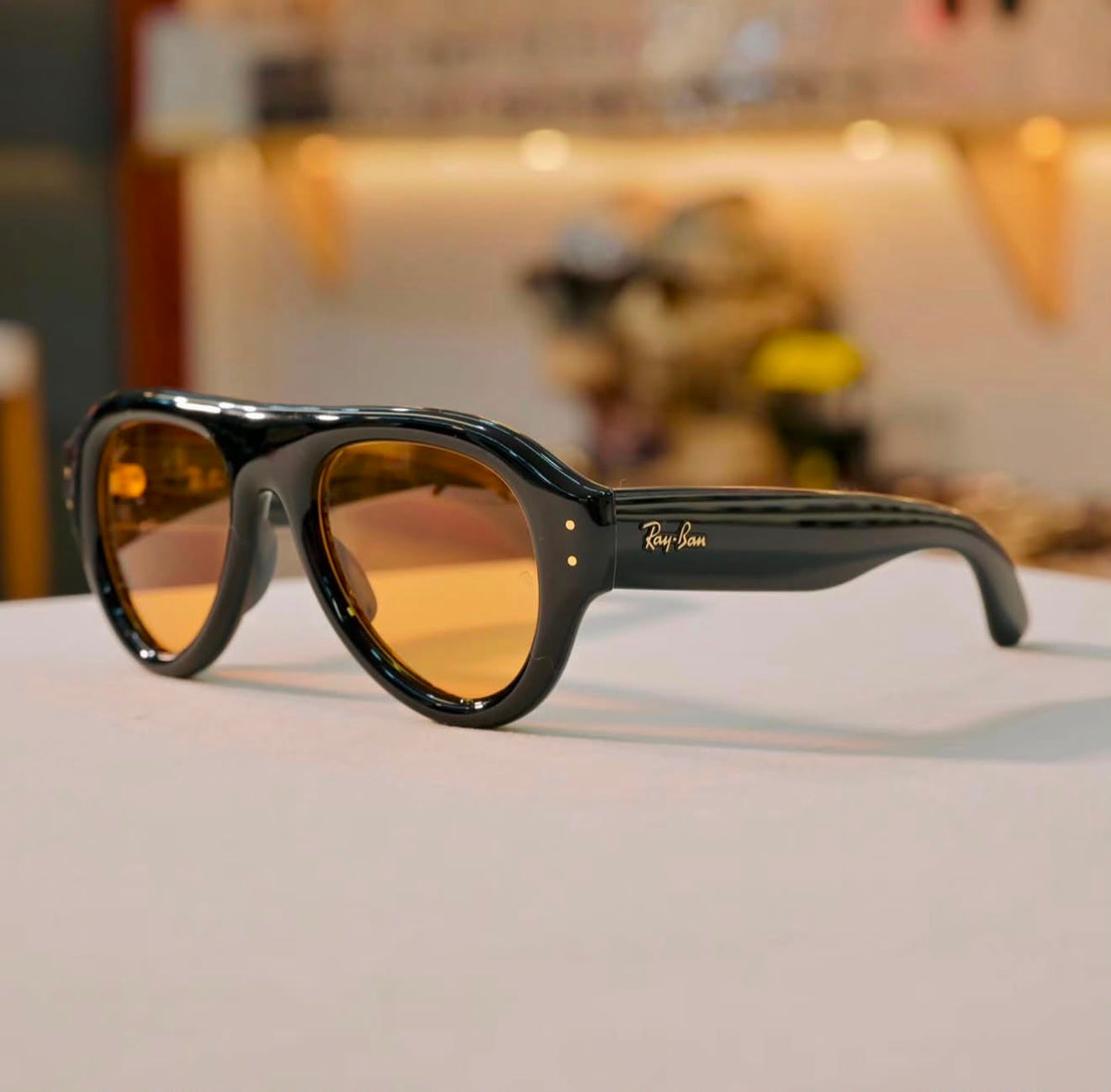 RB AVAITOR PUFFER BLACK YELLOW